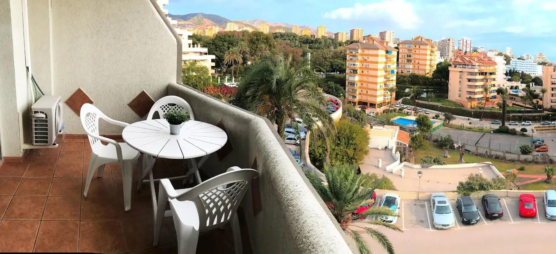 公寓 Benal Beach Suite Ii, Estudio Con Parque Acuatico Y Vistas Al Mar. 贝纳尔马德纳 西班牙