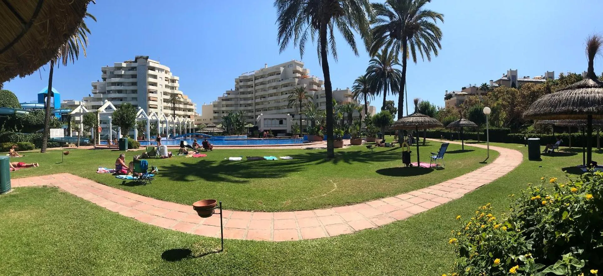 Benal Beach Suite Ii, Estudio Con Parque Acuatico Y Vistas Al Mar. 贝纳尔马德纳