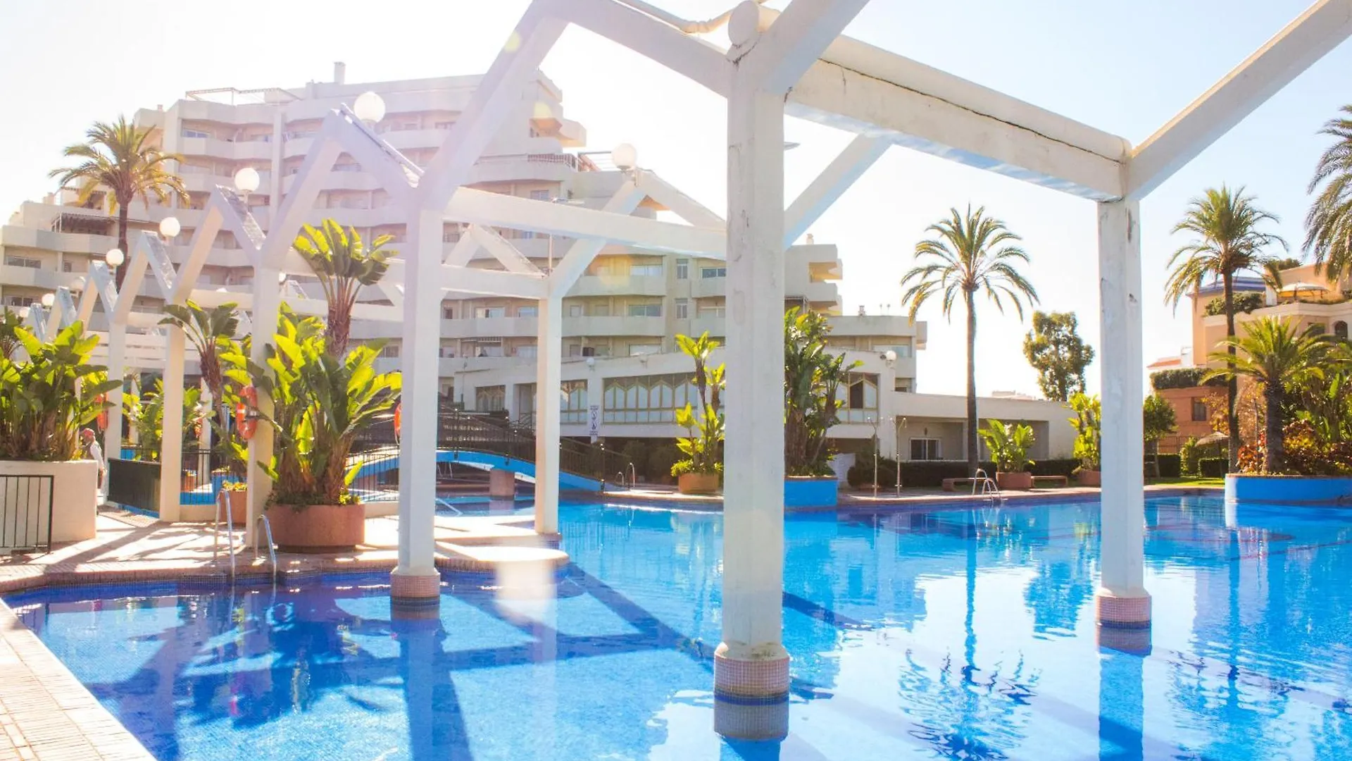 公寓 Benal Beach Suite Ii, Estudio Con Parque Acuatico Y Vistas Al Mar. 贝纳尔马德纳