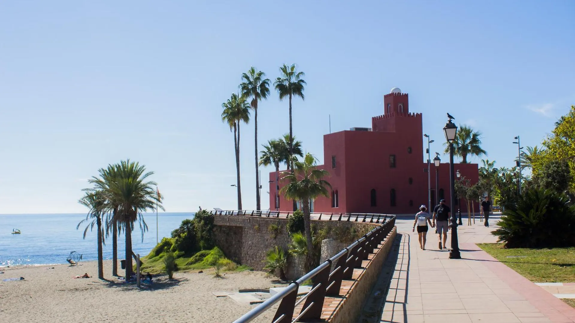 Benal Beach Suite Ii, Estudio Con Parque Acuatico Y Vistas Al Mar. Benalmádena Apartament